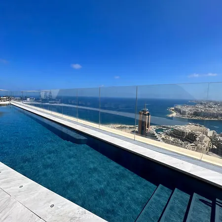 Appartement Mercury Tower Luxury San Ġiljan